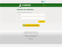 Tablet Screenshot of caxiense.com.br